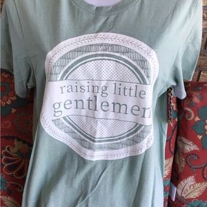 “Raising Little Gentlemen” Short Sleeve Tee Shirt Sz S